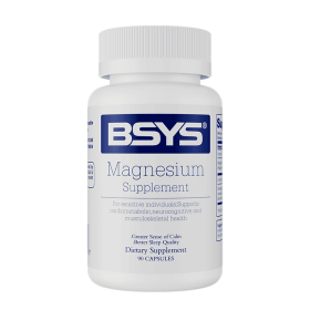 BSYS Magnesium Supplements Sleep & Anxiety Relief Aid  Muscle Relaxation Support  Heart Health & Blood Sugar Balance Formula  Cognitive Function Enhan (Option: One bottle)