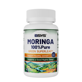BSYS Moringa Capsules  Antioxidant & Anti-Inflammatory Support  Blood Sugar Health Aid  Cholesterol Balance Formula  Heart Wellness Support  Immune Bo (Option: One bottle)