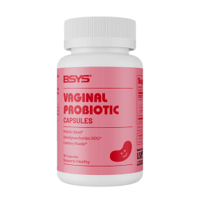 BSYS Vaginal Probiotic Capsules  Vaginal Health Support Formula Yeast Balance  UTI Prevention Aid  Menopausal Wellness Vaginal Dryness Relief Antibiot (Option: One bottle)
